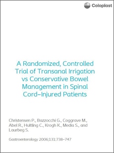 Studie av transanal irrigasjon versus tradisjonell tarmbehandling