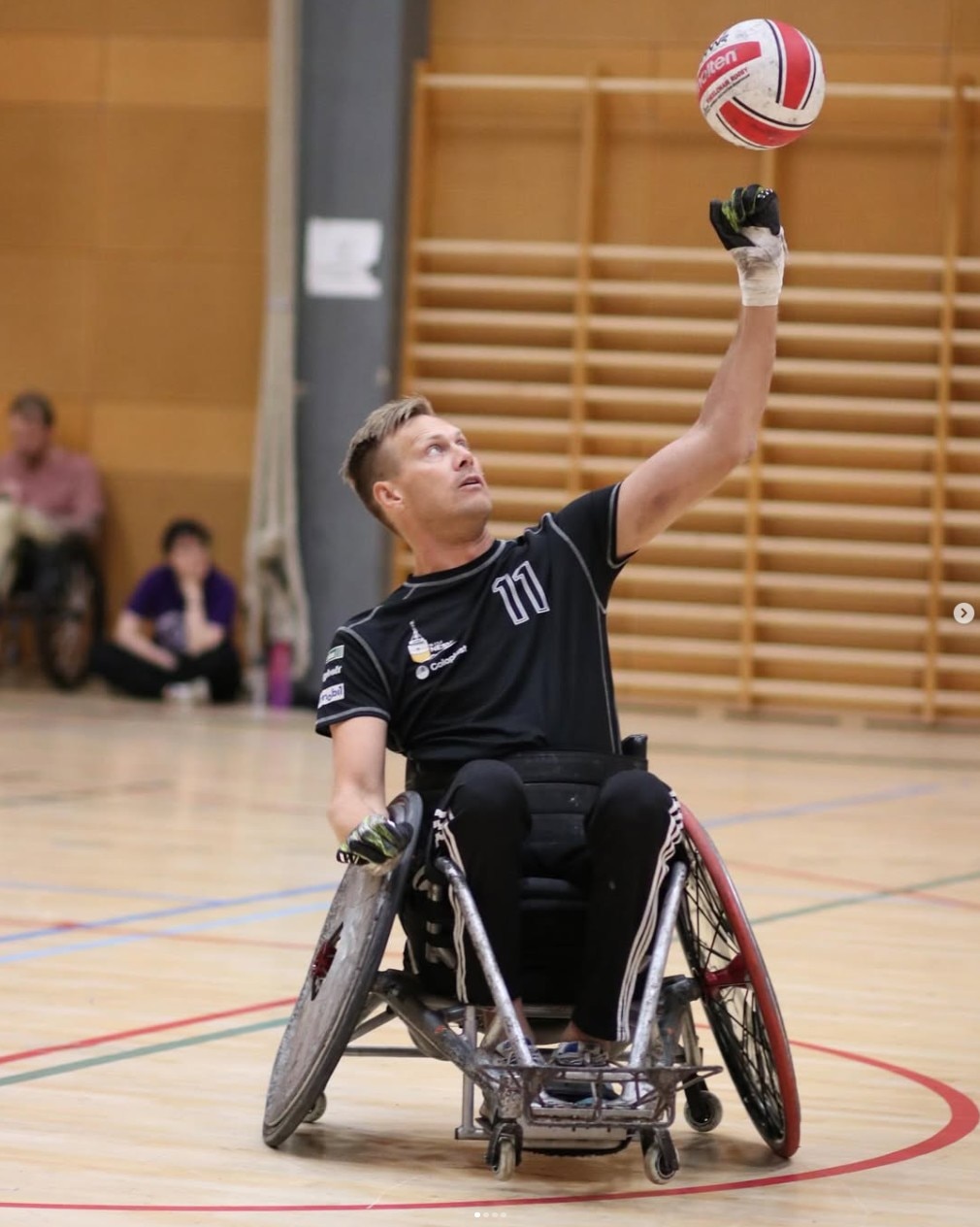 Lars Ivar spiller rullestolrugby