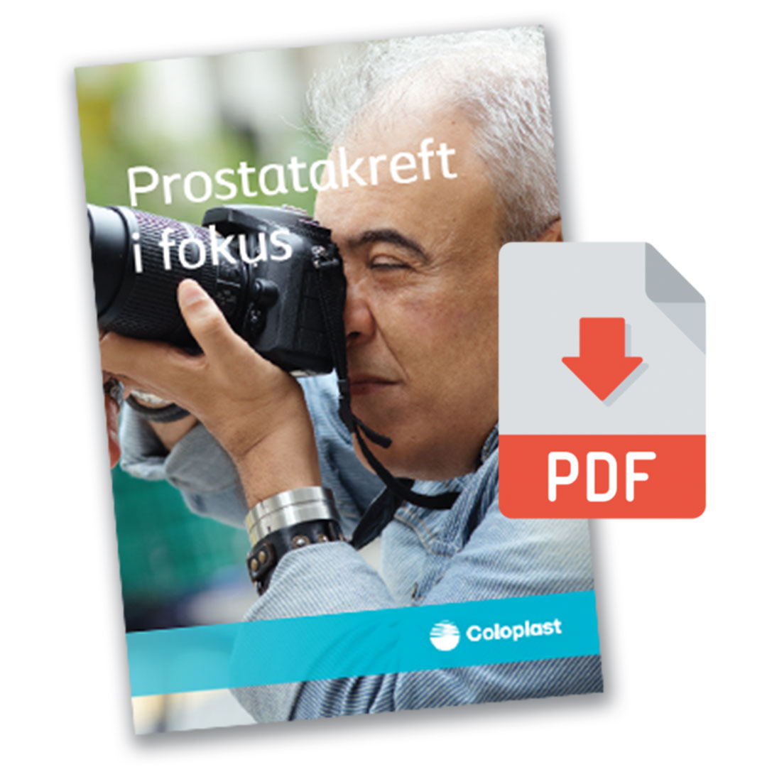 Bilde av en brosjyre for prostatakreft