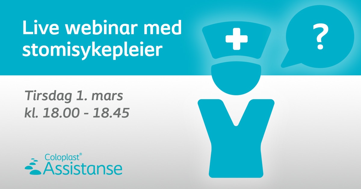 Webinar med stomisykepleier