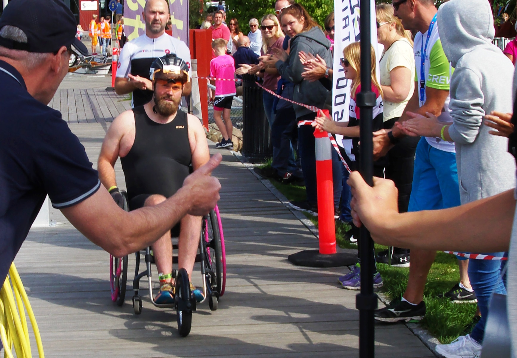 Einar med på triatlon