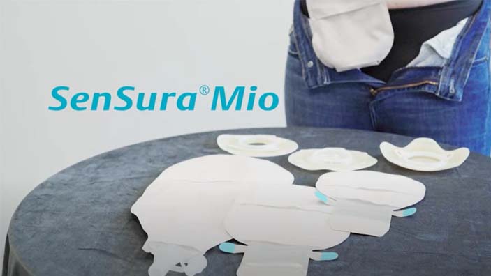 Lotte viser SenSura Mio 2-dels stomipose