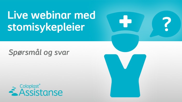 Spørsmål og svar fra live webinar med stomisykepleier